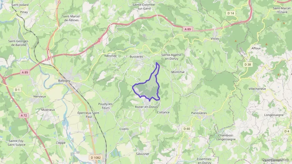 Maison 120 m² cinq pièces à vendre à Rozier-en-Donzy