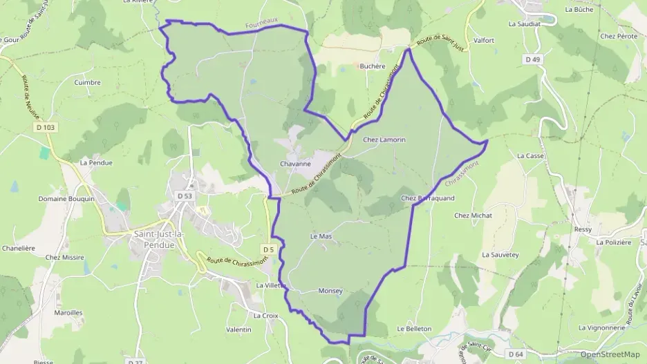 Maison 96 m² quatre pièces à vendre à Saint-Just-la-Pendue