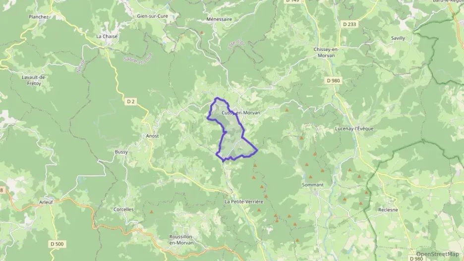 Maison 84 m² trois pièces à vendre à Cussy-en-Morvan