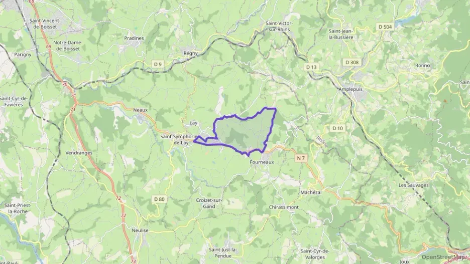 Maison 88 m² quatre pièces à vendre à Saint-Symphorien-de-Lay