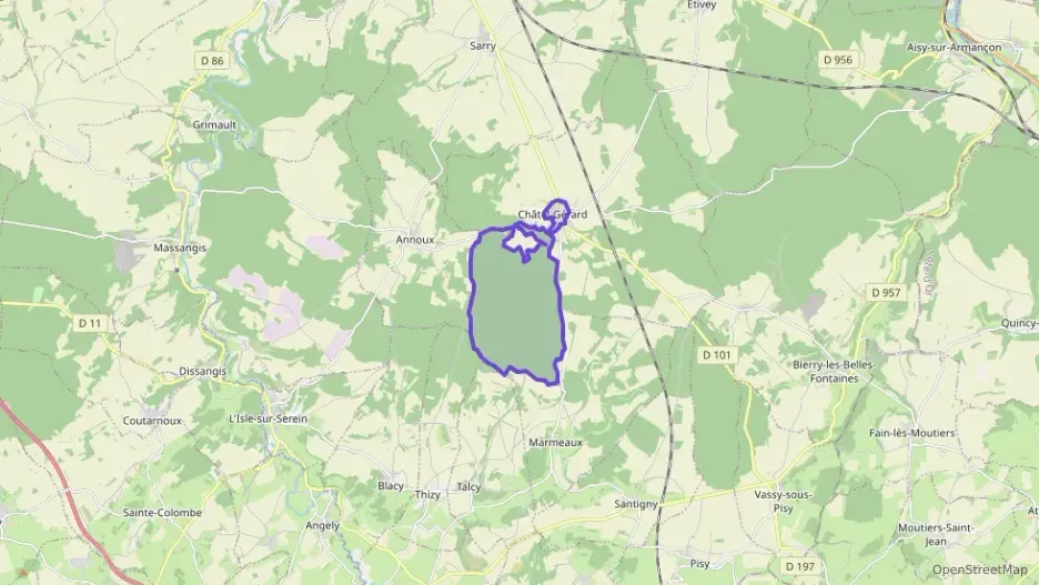 Maison 80 m² quatre pièces à vendre à Châtel-Gérard Maison 80 m² quatre pièces à vendre à Châtel-Gérard