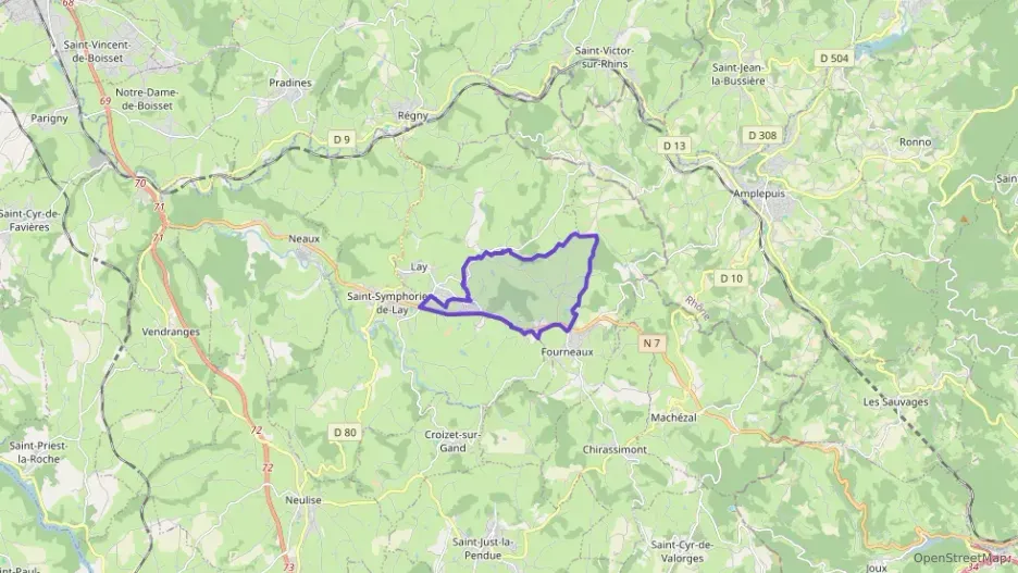 Maison 76 m² quatre pièces à vendre à Saint-Symphorien-de-Lay