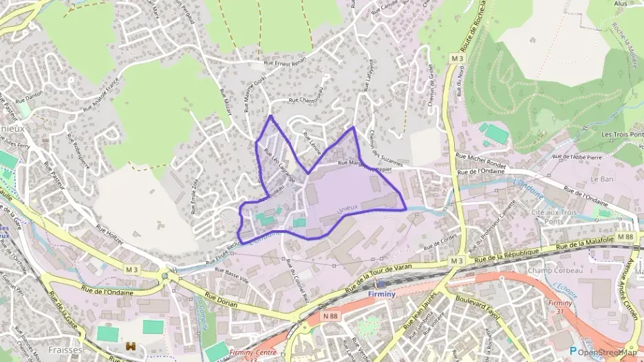 Maison 68 m² quatre pièces à vendre à Unieux