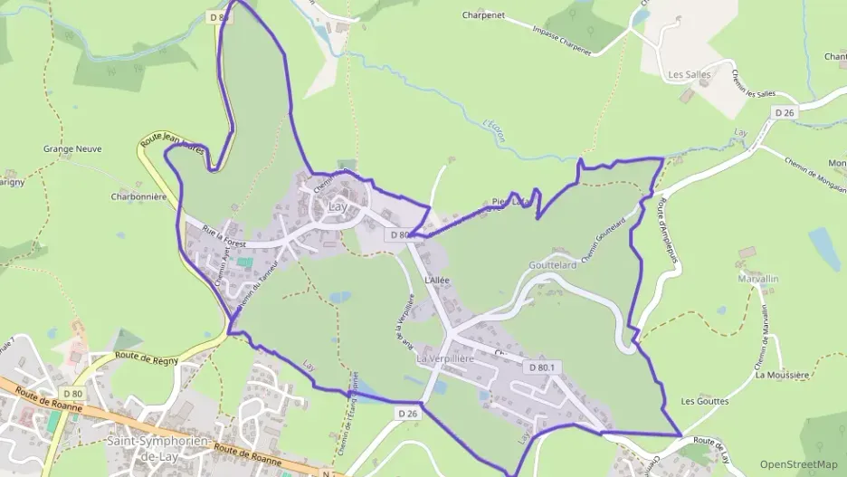 Maison 57 m² deux pieces à vendre à Lay Maison 57 m² deux pieces à vendre à Lay