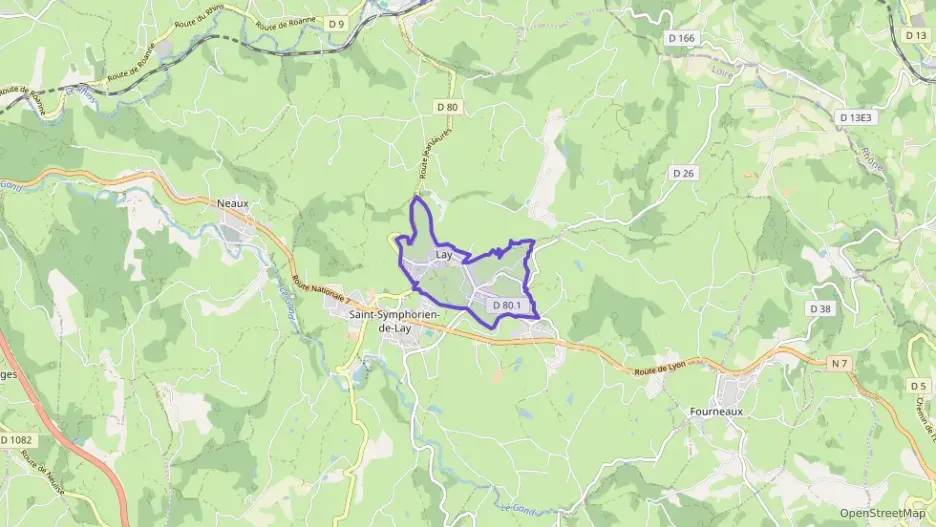 Maison 57 m² deux pieces à vendre à Lay Maison 57 m² deux pieces à vendre à Lay