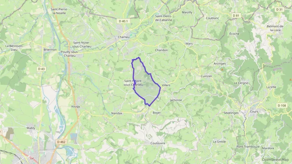 Maison 125 m² quatre pièces à vendre à Saint-Hilaire-sous-Charlieu