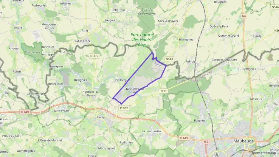 Maison 152 m² six pièces à vendre à Taisnières-sur-Hon