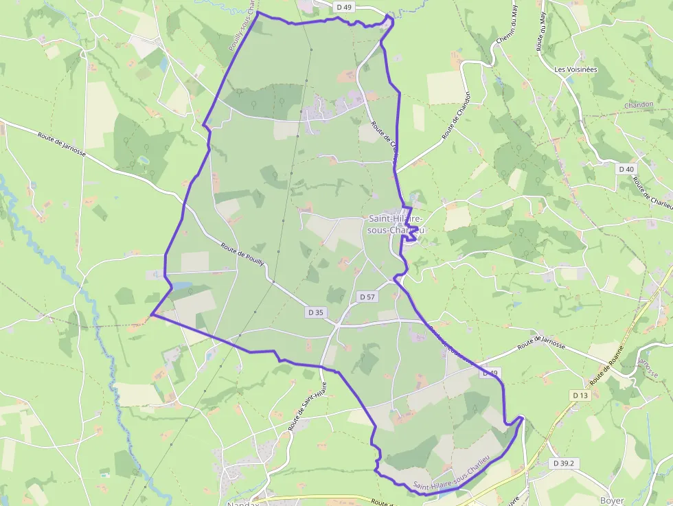 Maison 115 m² quatre pièces à vendre à Saint-Hilaire-sous-Charlieu