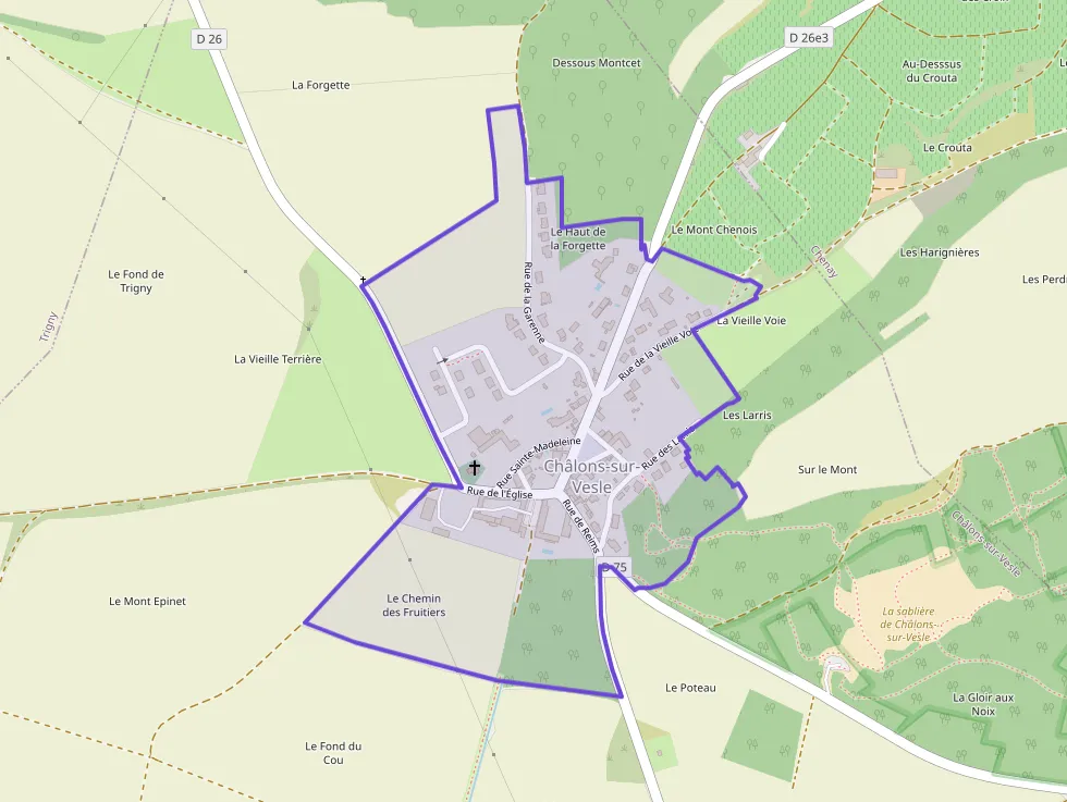 Maison 90 m² trois pièces à vendre à Châlons-sur-Vesle