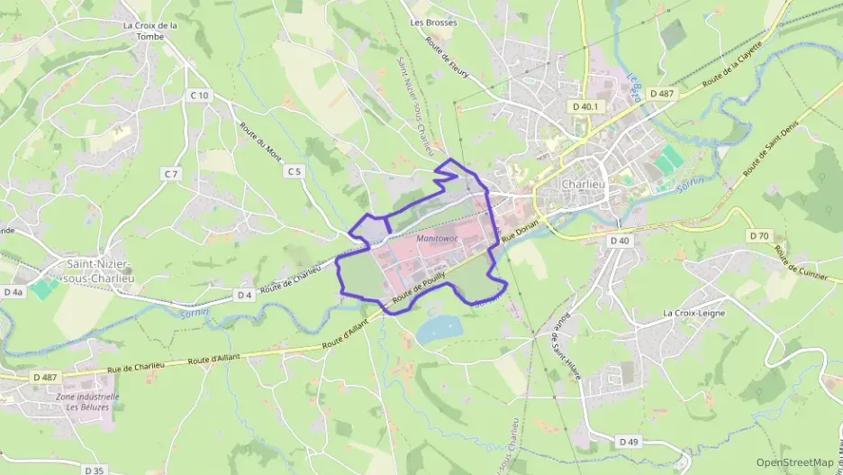 Maison 80 m² quatre pièces à vendre à Saint-Nizier-sous-Charlieu