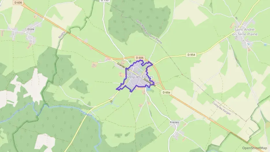 Maison 96 m² quatre pièces à vendre à Cussy-les-Forges Maison 96 m² quatre pièces à vendre à Cussy-les-Forges