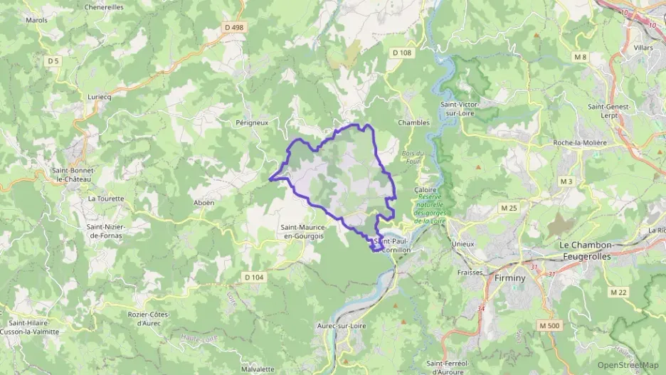 Maison 65 m² deux pieces à vendre à Saint-Maurice-en-Gourgois