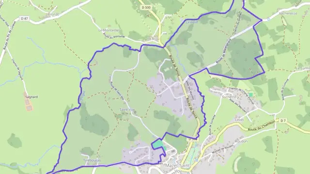 Maison 90 m² quatre pièces à vendre à Mazet-Saint-Voy