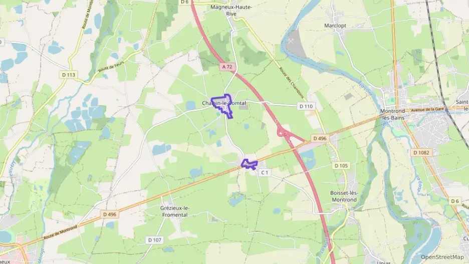 Maison 89 m² trois pièces à vendre à Chalain-le-Comtal Maison 89 m² trois pièces à vendre à Chalain-le-Comtal