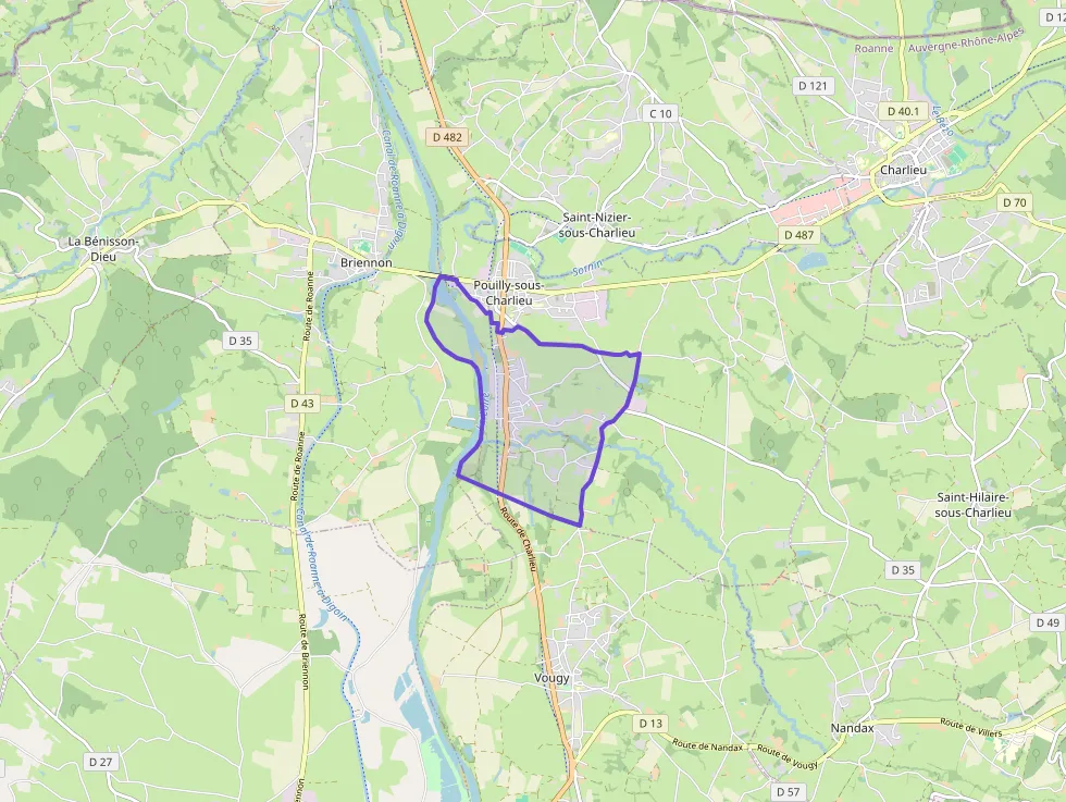 Maison 115 m² cinq pièces à vendre à Pouilly-sous-Charlieu Maison 115 m² cinq pièces à vendre à Pouilly-sous-Charlieu