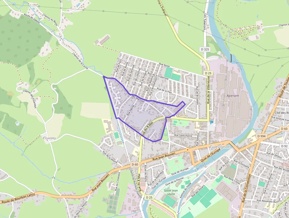 Maison 99 m² quatre pièces à vendre à Gueugnon