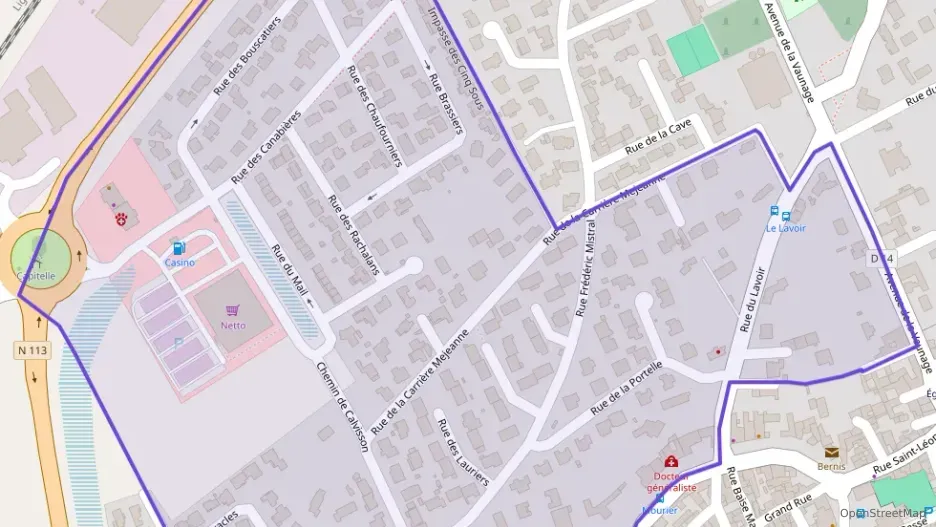 Maison 71 m² quatre pièces à vendre à Bernis