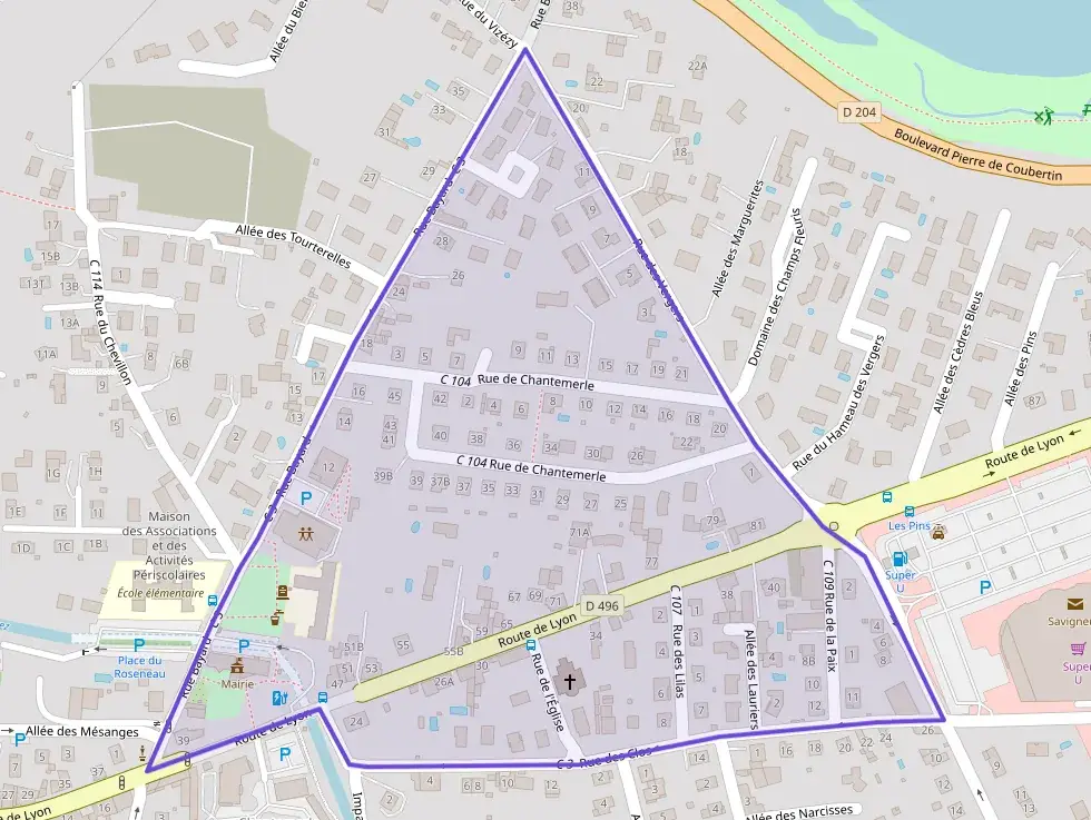 Maison 89 m² quatre pièces à vendre à Savigneux