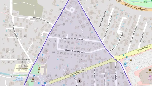 Maison 89 m² quatre pièces à vendre à Savigneux