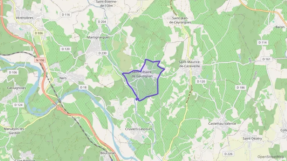 Maison 85 m² quatre pièces à vendre à Saint-Césaire-de-Gauzignan Maison 85 m² quatre pièces à vendre à Saint-Césaire-de-Gauzignan