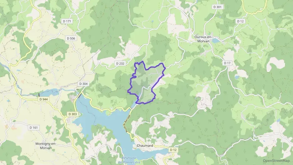 Maison 48 m² trois pièces à vendre à Ouroux-en-Morvan