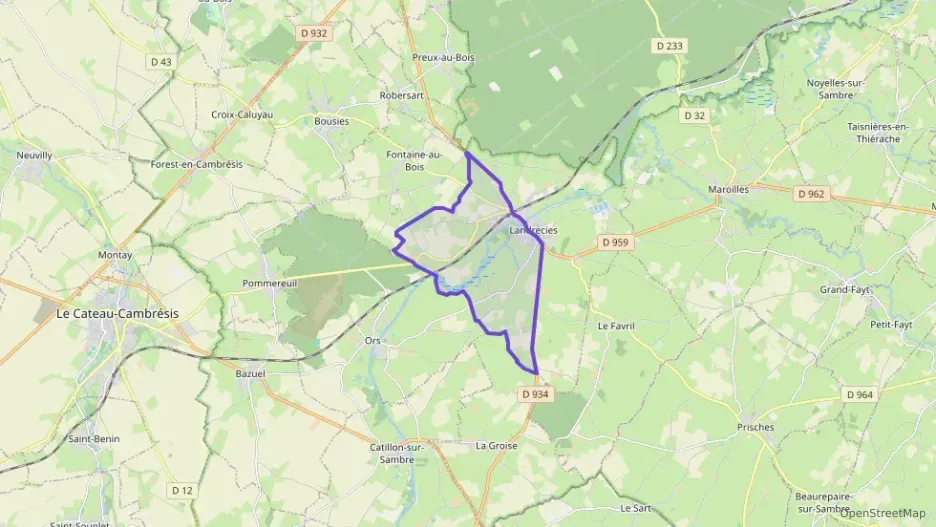 Maison 90 m² six pièces à vendre à Landrecies