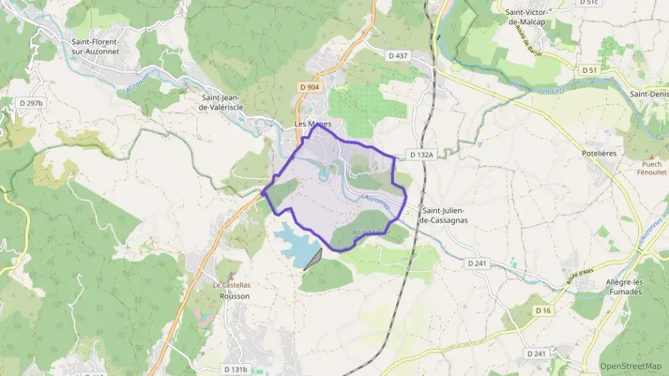 Maison 105 m² quatre pièces à vendre à Les Mages Maison 105 m² quatre pièces à vendre à Les Mages