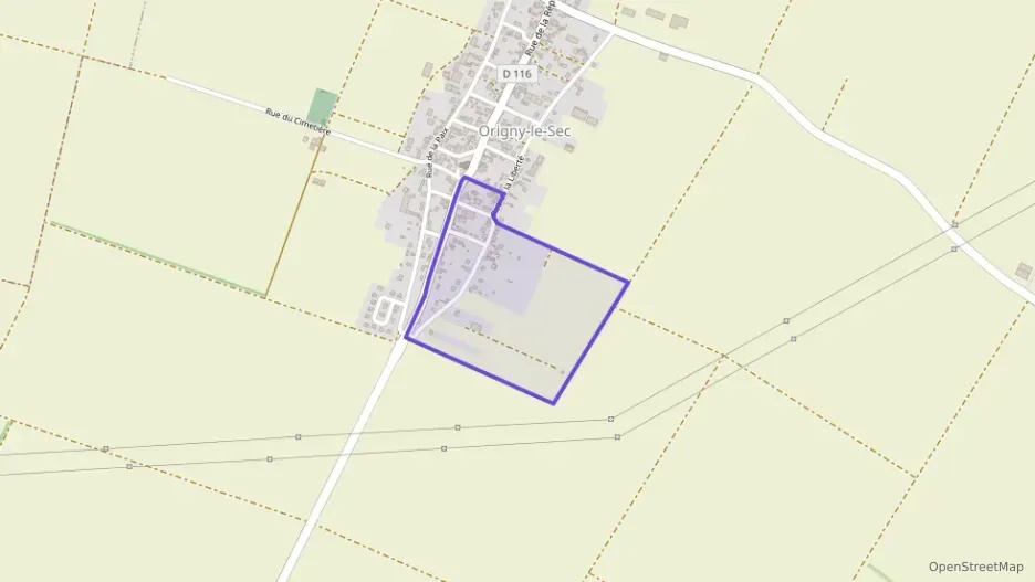Maison 88 m² cinq pièces à vendre à Origny-le-Sec