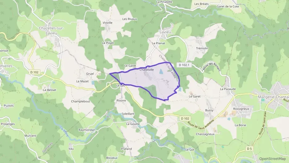 Maison 90 m² quatre pièces à vendre à Chazelles-sur-Lavieu