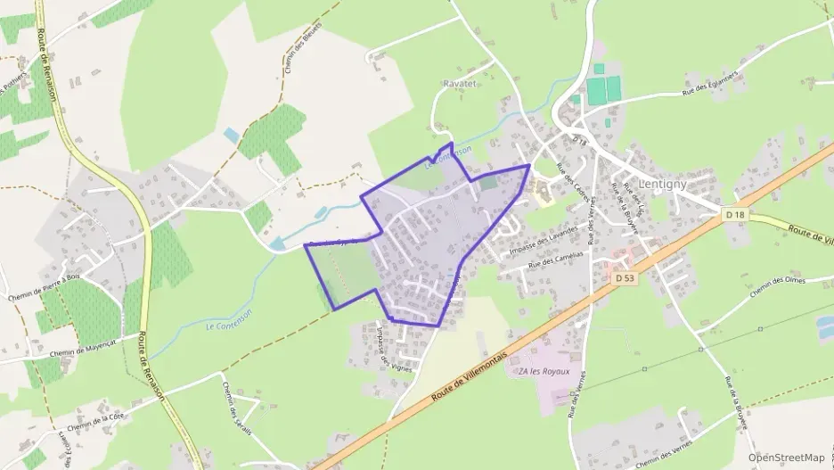 Maison 125 m² cinq pièces à vendre à Lentigny Maison 125 m² cinq pièces à vendre à Lentigny