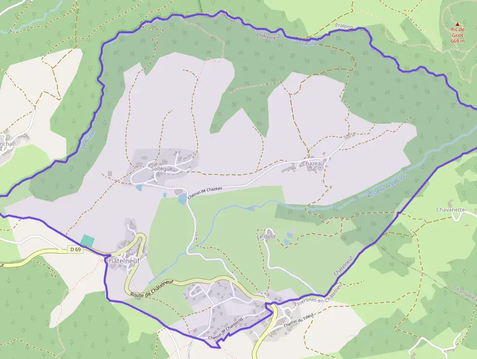 Maison 100 m² quatre pièces à vendre à Châtelneuf