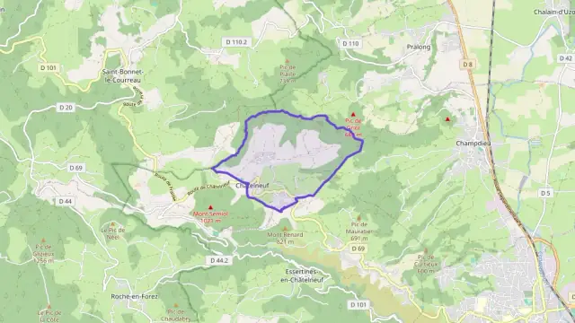 Maison 100 m² quatre pièces à vendre à Châtelneuf