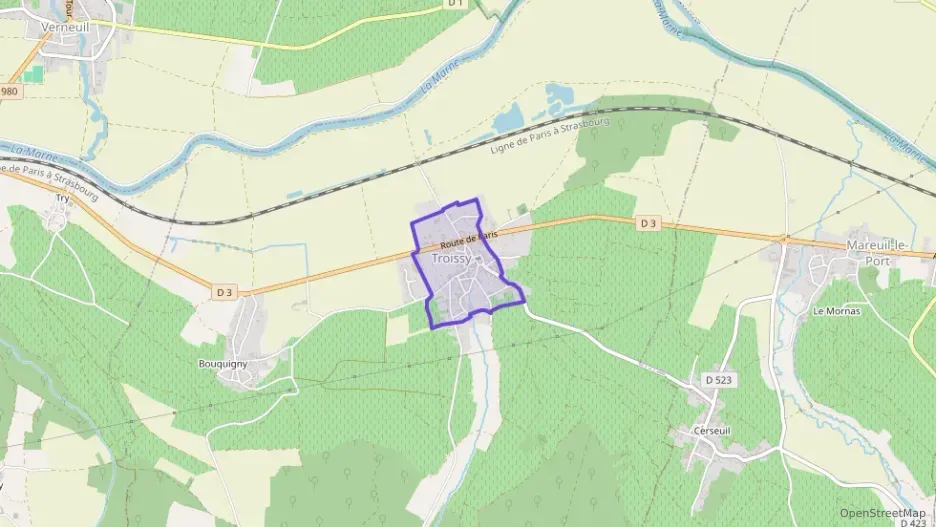 Maison 58 m² trois pièces à vendre à Troissy