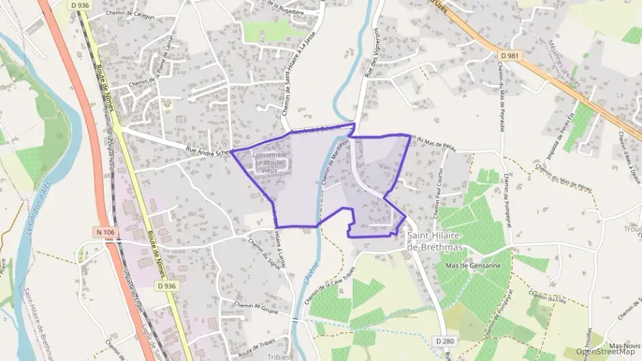 Maison 124 m² cinq pièces à vendre à Saint-Hilaire-de-Brethmas