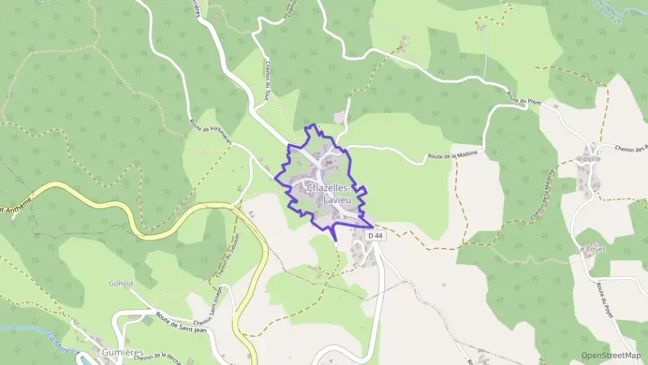 Maison 44 m² quatre pièces à vendre à Chazelles-sur-Lavieu