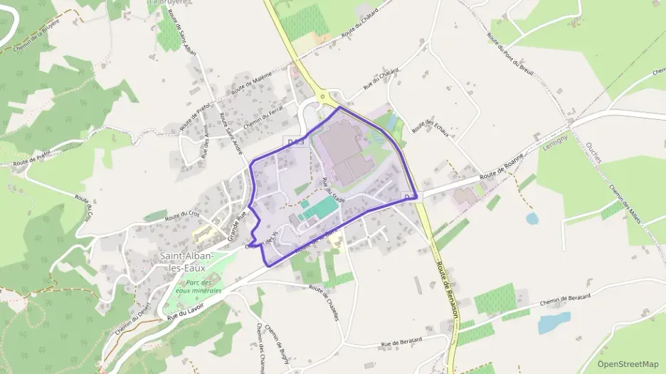 Maison 91 m² quatre pièces à vendre à Saint-Alban-les-Eaux