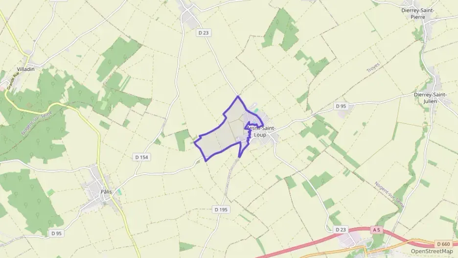 Maison 97 m² cinq pièces à vendre à Mesnil-Saint-Loup Maison 97 m² cinq pièces à vendre à Mesnil-Saint-Loup