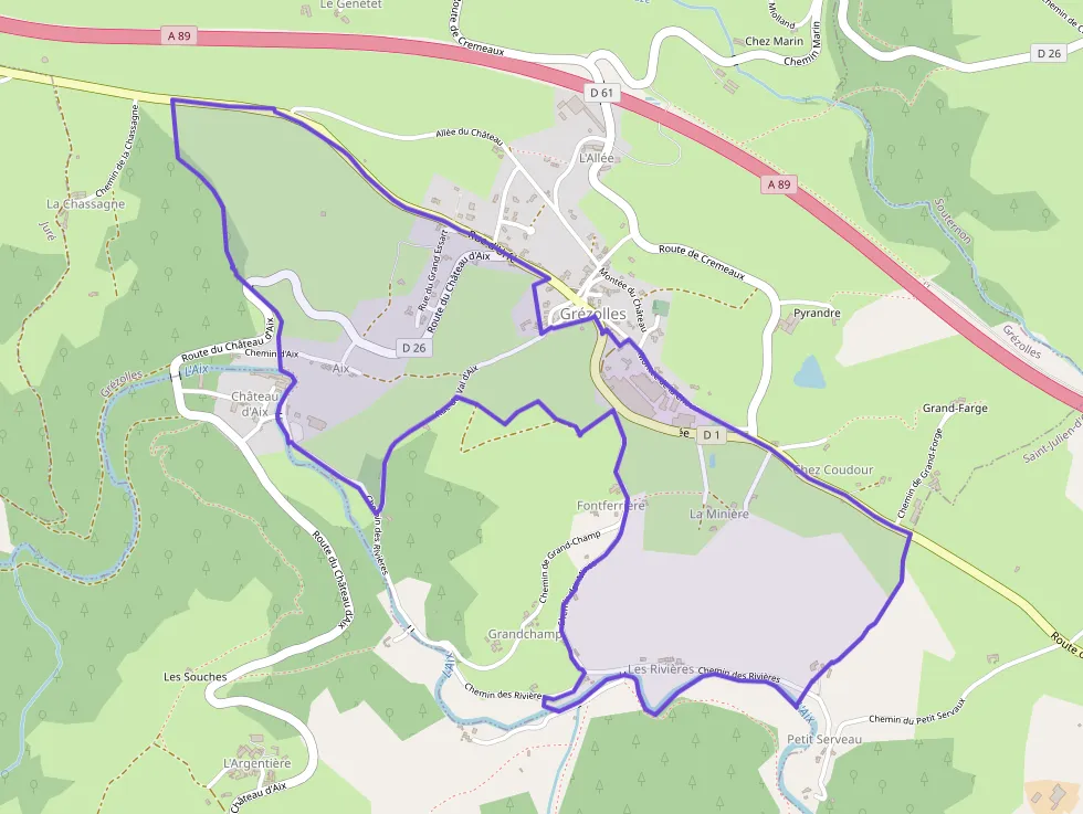 Maison 90 m² quatre pièces à vendre à Grézolles