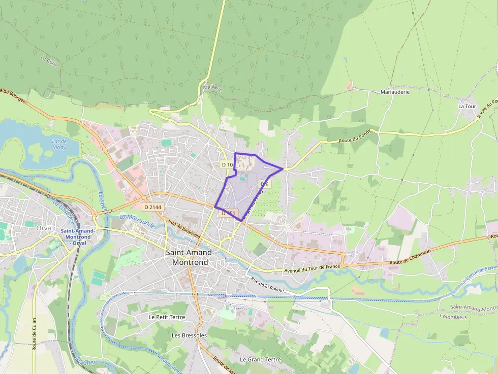 Maison 103 m² quatre pièces à vendre à Saint-Amand-Montrond