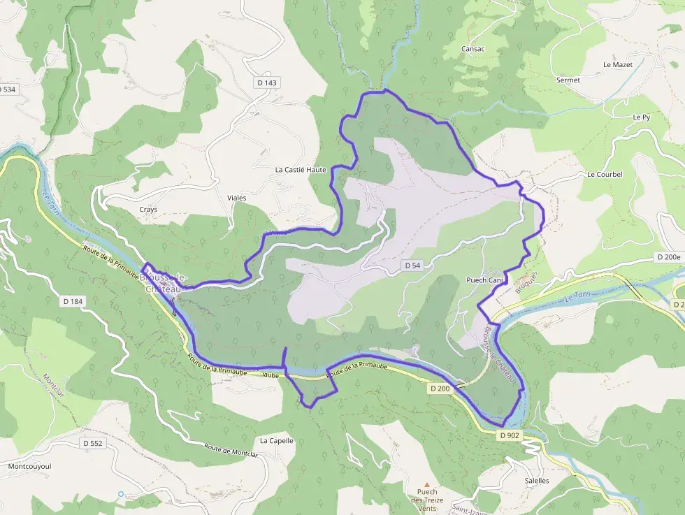 Maison 70 m² trois pièces à vendre à Brousse-le-Château