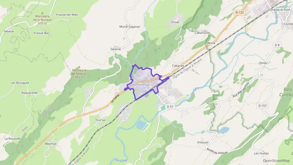 Maison 67 m² quatre pièces à vendre à Polminhac Maison 67 m² quatre pièces à vendre à Polminhac