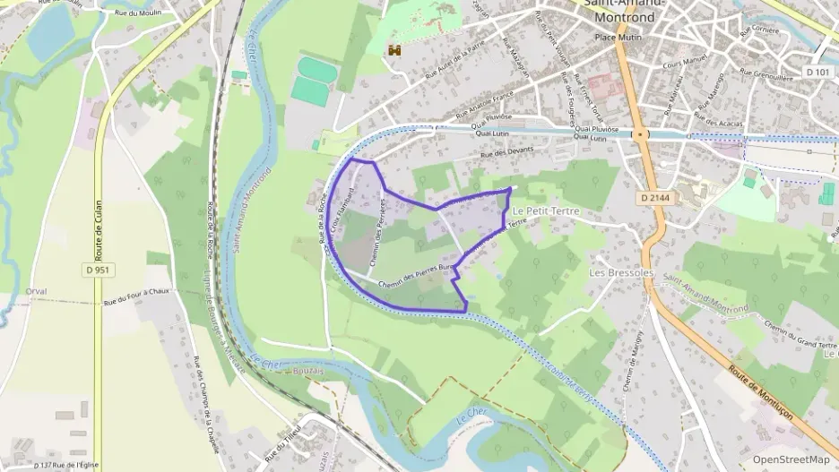 Maison 94 m² cinq pièces à vendre à Saint-Amand-Montrond Maison 94 m² cinq pièces à vendre à Saint-Amand-Montrond