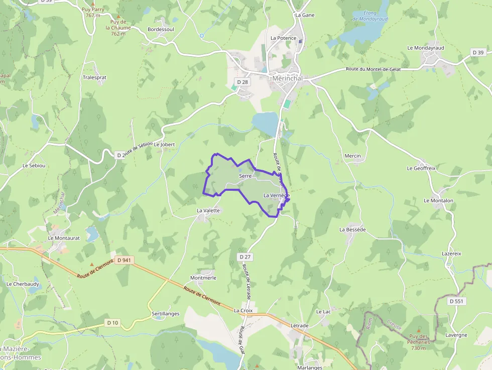 Maison 100 m² quatre pièces à vendre à Mérinchal