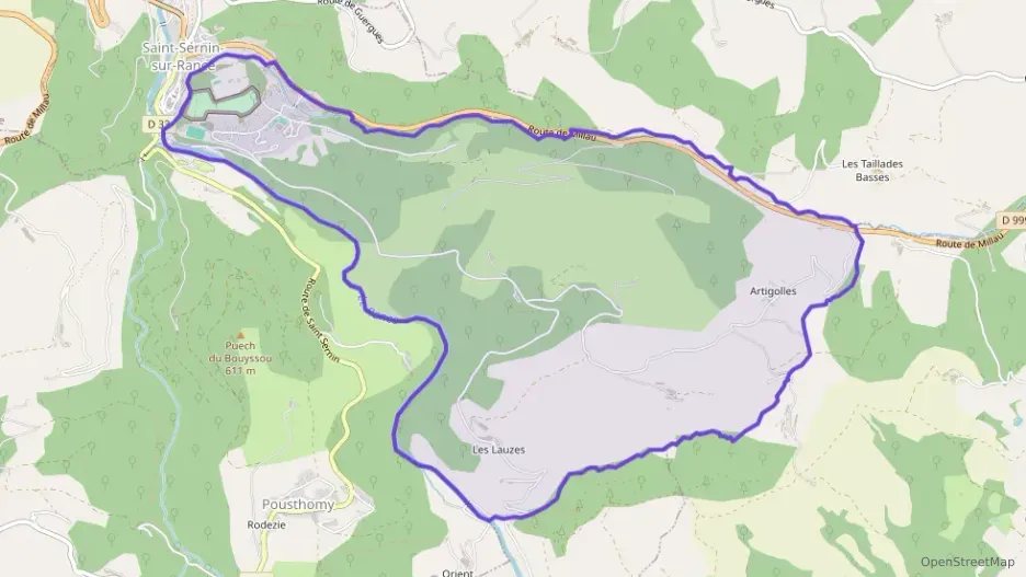 Maison 136 m² cinq pièces à vendre à Saint-Sernin-sur-Rance