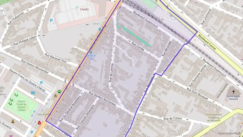 Maison 96 m² six pièces à vendre à Amiens