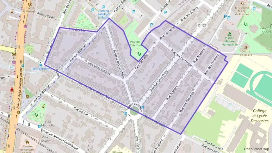 Maison 90 m² quatre pièces à vendre à Antony
