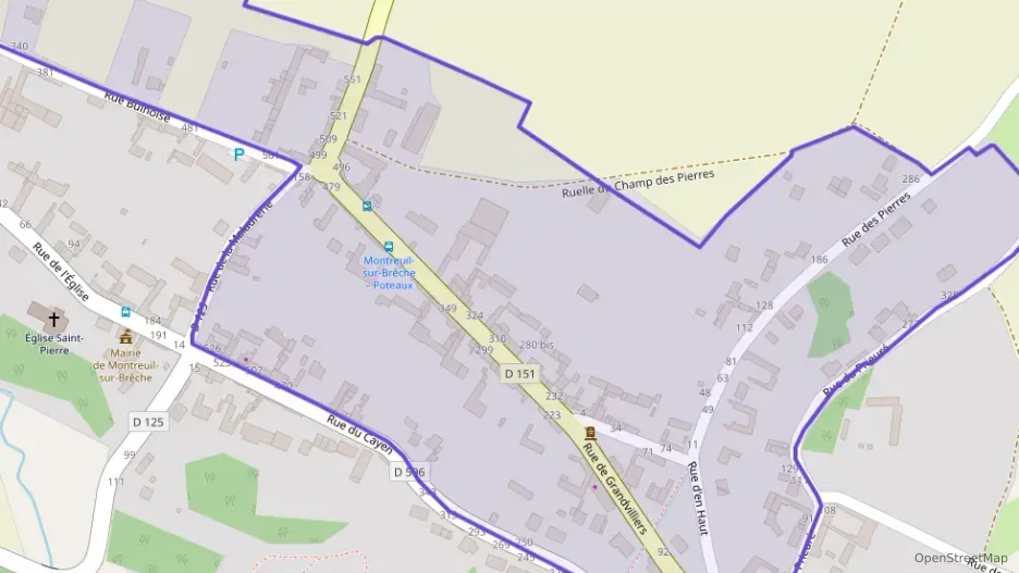 Maison 90 m² cinq pièces à vendre à Montreuil-sur-Brêche Maison 90 m² cinq pièces à vendre à Montreuil-sur-Brêche