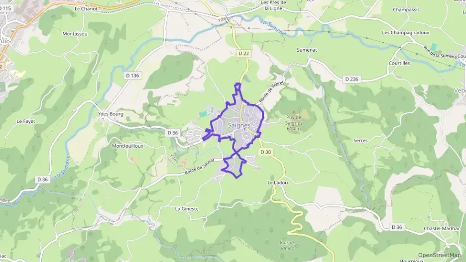 Maison 65 m² trois pièces à vendre à Saignes