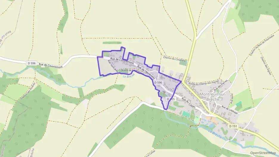 Maison 76 m² quatre pièces à vendre à Montreuil-sur-Brêche