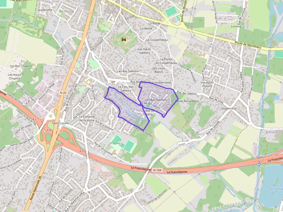 Maison 78 m² quatre pièces à vendre à Linas